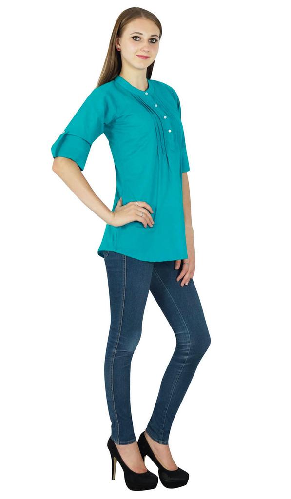 Boho Top Dress Solid Wear Casual Tunic Women Clothing Cotton Summer Sundress