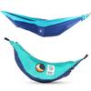 Moon Fair Trade Handmade Person King Size Lightweight Hammock for and Everyday Only Parachute Sets Up In Less Than 1 & 1-2 Travel, Camping, Use. XXL,