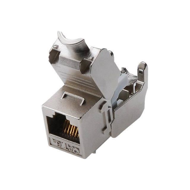 Prise modulaire - DIGITUS - DN-93615 - RJ-45 - Prêt à poser - Gris