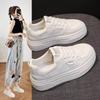 Thick-soled Heightening Little White Shoes Women's 2025 Autumn New Versatile Casual Board Shoes Comfortable and Non-slip Sports Women's Shoes
