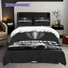 Koenigsegg Jesko Elegance Трехкомпонентный набор (1 пододеяльник + 2 наволочки, без наполнителя) 2D Плоский пододеяльник и наволочка Мягкие и удобные