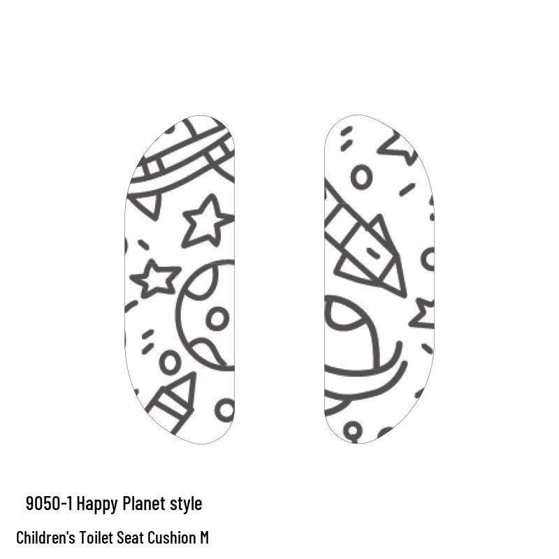 Детская мультяшная самоклеящаяся моющаяся подушка-накладка на сиденье унитаза