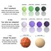 Silicone Magnetic Sensory Balls Fidget Toy Worry Balls Autism Calming Fidgeting Toy Kid Adults Anxiety Relief Stress Sensory Toy