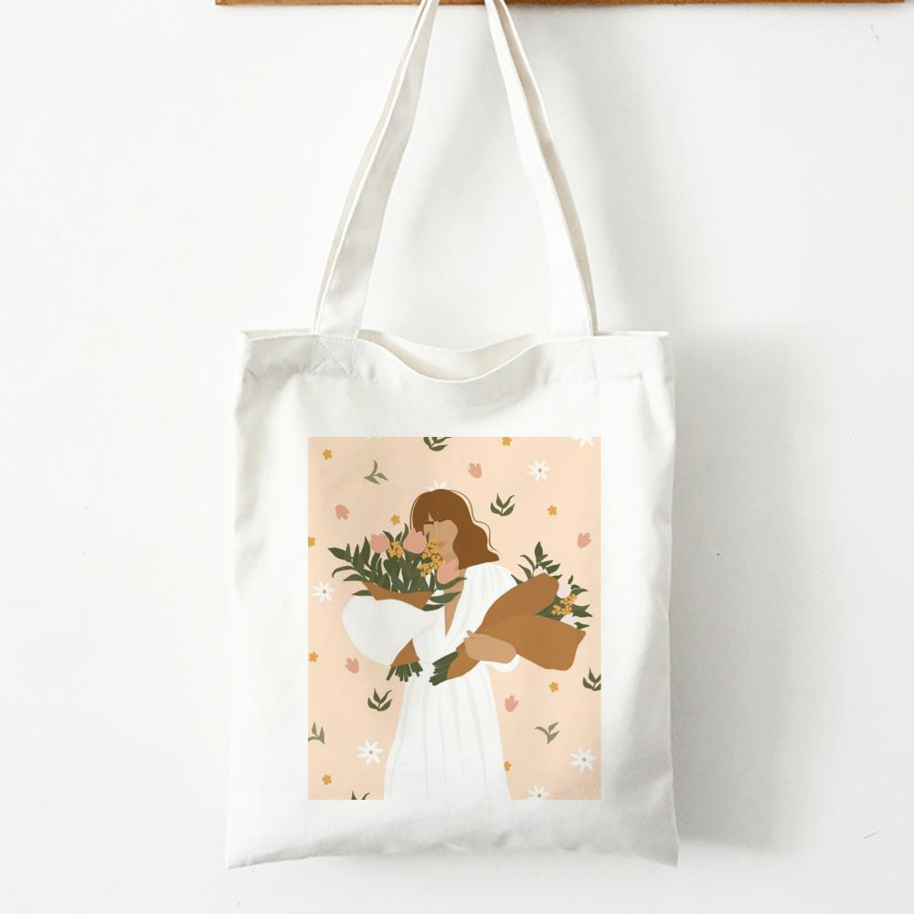 Harajuku Punk Vintage Y2k Эстетическая женская сумка с принтом Vaporwave Art Grunge School Bag Эстетичная холщовая сумка Большая вместительная сумка-шоппер