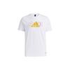 Adidas Casual Sports Round Neck Short Sleeve T-shirt Unisex Tops White GP1860
