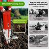 Handheld Seeder Fertilizer, Standing Seeding Mode, 35,876ft2 of Soil a Day, Adjustable Sowing Depth&Fertilization