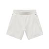 SS23 Глава 03 Серия Сплошной цвет Двусторонние простые прямые вязаные спортивные шорты Унисекс Низ Белый IN4248