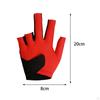 Billiard Glove Left Hand Training Gym Adult Comfortable Gloves with Separate Fingers