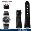 Для Tissot 1853 Серия PRX T137.410A T137407A Кожаный Ремешок для Часов T137 Аксессуары Водонепроницаемый Мужской Интерфейс 12 мм Для Мужчин