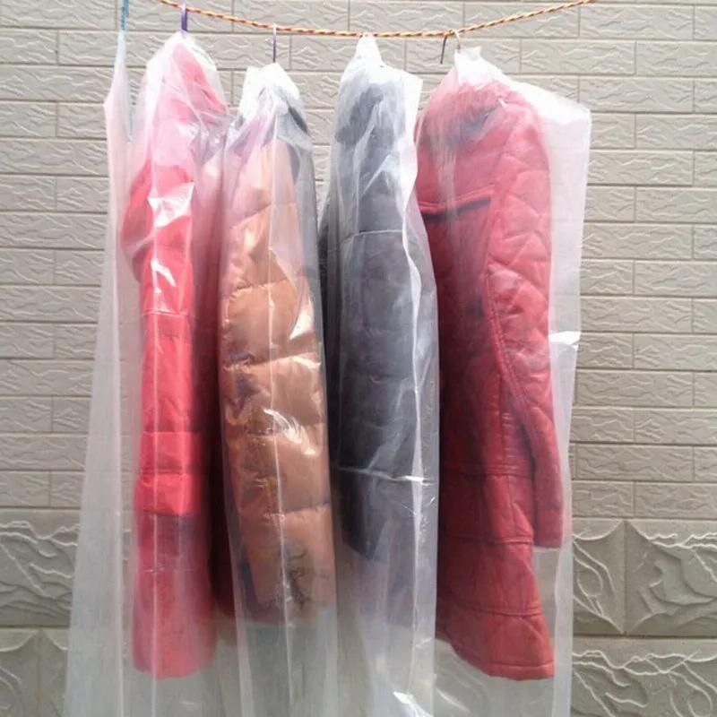 Transparent Household Clothing Dust Cover 30 Pieces Disposable Clothing Store Clothes Protect Cover Men's Suit Coat Storage Bag
