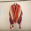 Yunnan National Style Shawl Cape Outer Wear Xinjiang Tibet Early Spring Thickened Travel Scarf Cardigan Dual-Use Cloud Shoulder