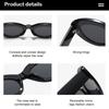 Ins Popular Retro Eyewear Oval Sun Glasses Oversized Sunglasses Sun Glasses Thick Frame