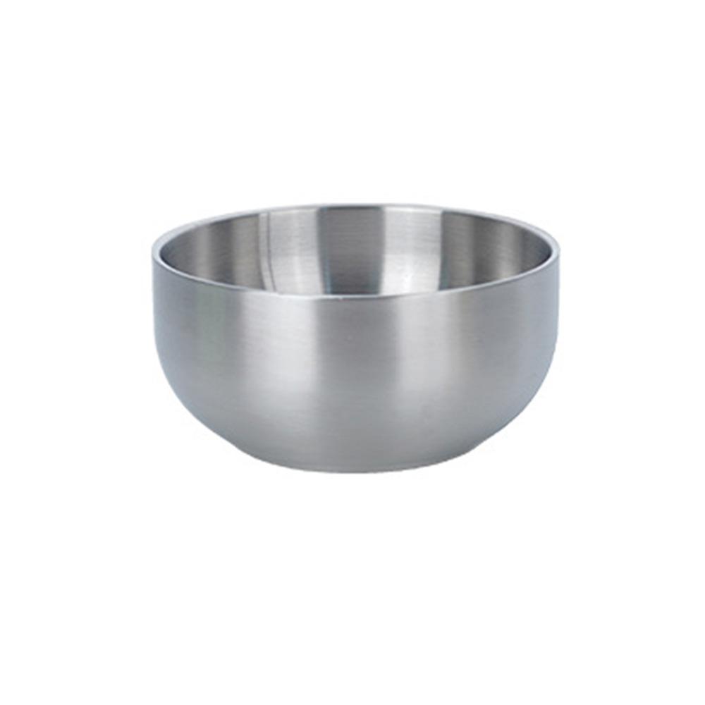 Round Bowl Fruit Salad Bowl Multi-color Food Container Stainless Steel Bowl  Kitchen Tableware