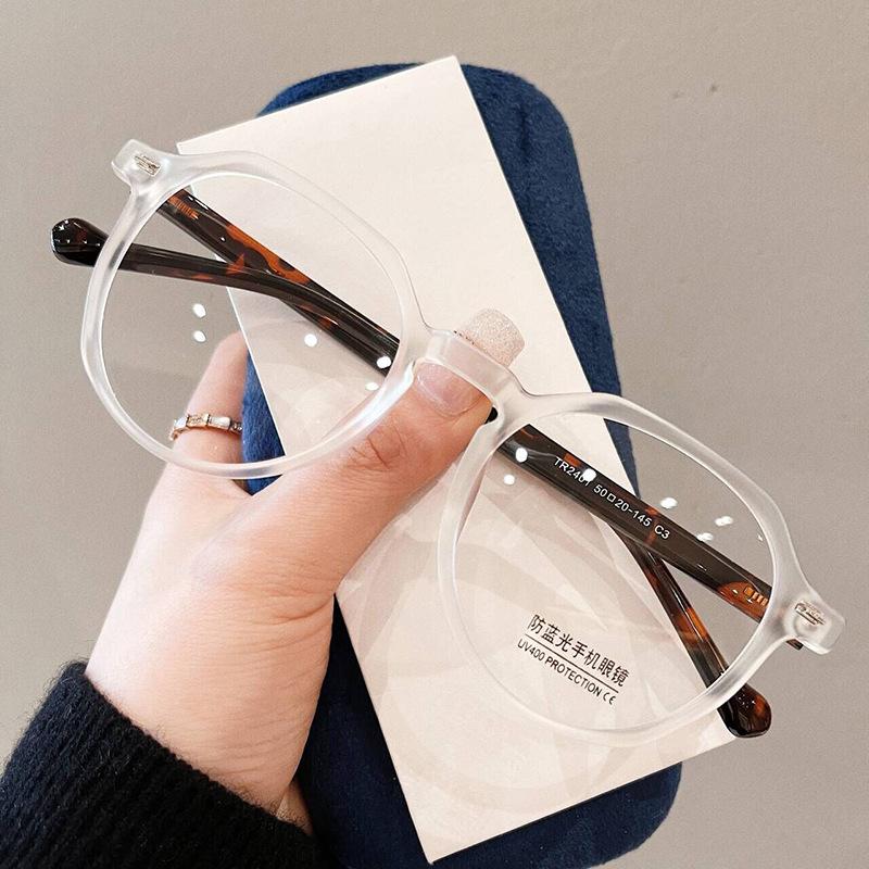 New Style Glasses For Women Material Anti Blue Light Transparent Glasses Man Computer Glasses Women