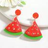 Мини фруктовые серьги