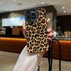 Коричневый Леопардовый Ремешок-Шнурок Чехол для Телефона Для Xiaomi Redmi Note 13 12 11 Pro Plus 12S 11S 11 10S 10 Redmi 12C 13C Силиконовый Чехол
