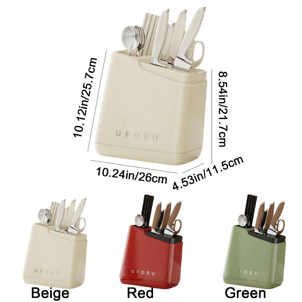 Устойчивая подставка для хранения ножей, нескользящая сушилка для столовых приборов, практичный контейнер для палочек, кухня