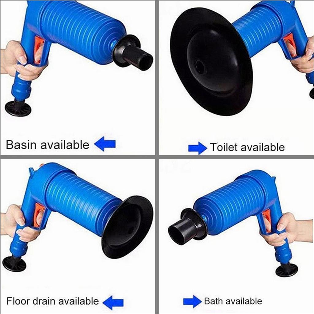 Вантуз для унитаза Воздушный насос Устранитель засоров Канализационные раковины Заблокированный Инструмент для чистки Труба Поршень Средства для прочистки слива Кухонный инструмент