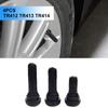 4pcs Black Car Vacuum Tire Valve TR412/TR413/TR414 Wheel Valves Tubeless Tyre Valve