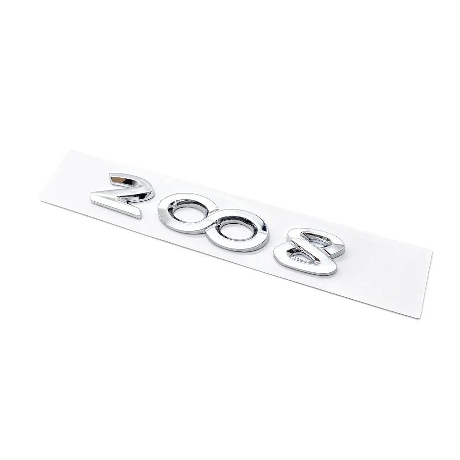 2026 Hot Car Sticker For Peugeot 2008 3008 4008 5008 Parts Accessories Car ABS Boot Trunk Tail Chrome Letters Words Logo Badge E