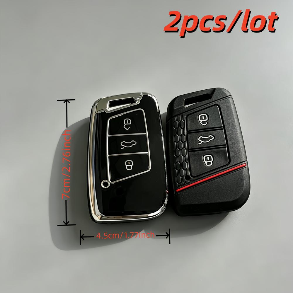 S/Партия Чехлы для Ключей Автомобиля Для Vw Volkswagen Magotan Magotan Gte Passat B6 B7 B8 Cc Arteon Для Skoda Fabia Superb A7 Kodiaq