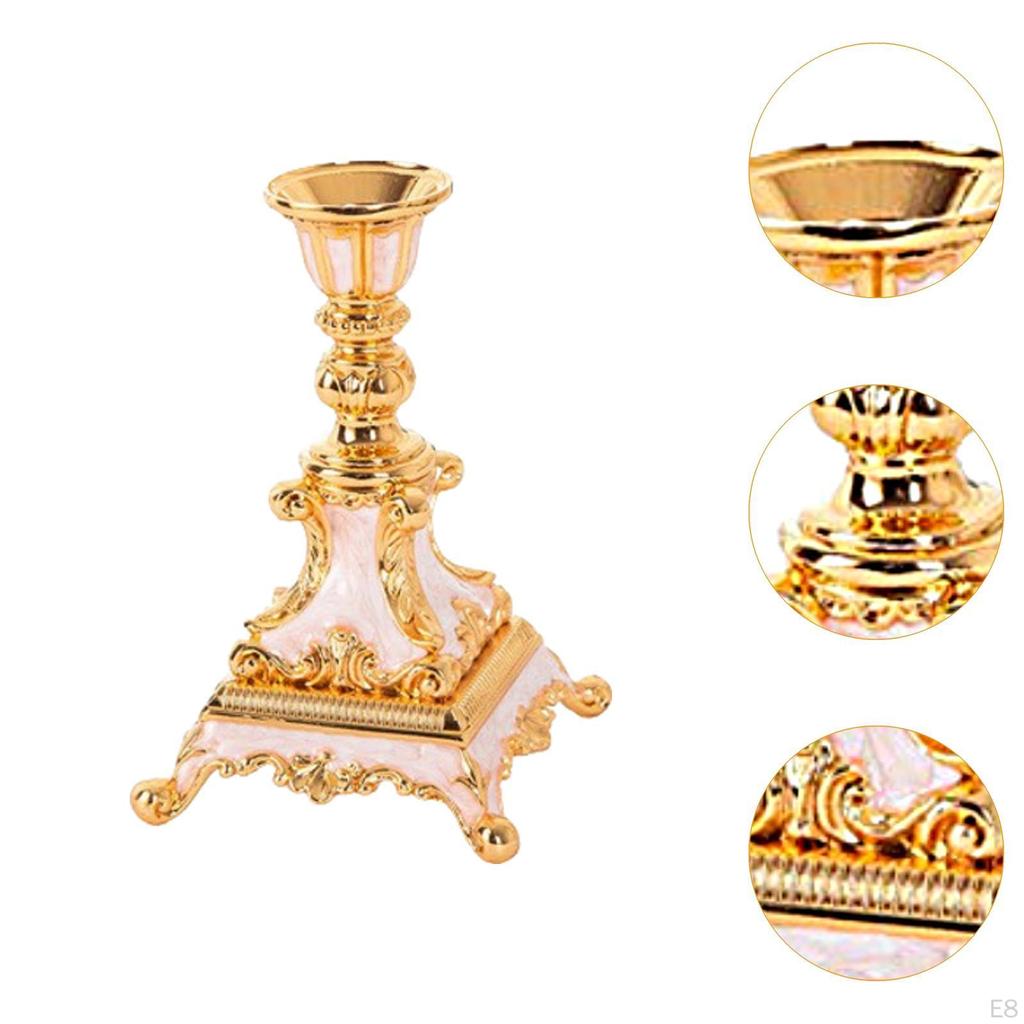 Candle Holder Candelabra Craft Decorative Stand Candlestick for Dining Table Living