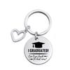 Stainless Steel School Graduate Keychain 2025 Graduation Season Pendant  Celebrate Gifts