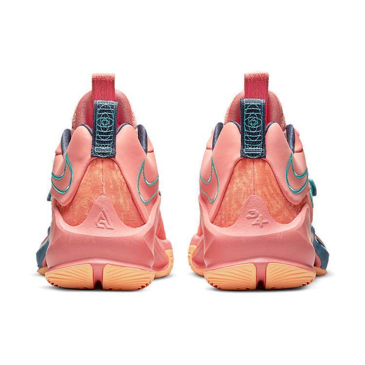Nike Zoom Freak 3 Stay Freaky Кроссовки унисекс Оранжевый Crimson-Bliss Dynamic-Turquoise DA0694-600