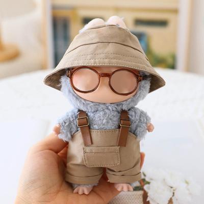 Комплект одежды для куклы 15/17 см La Bubu Комбинезон Очки Шляпы и Обувь Комплект Стильные Аксессуары для Кукольного Гардероба