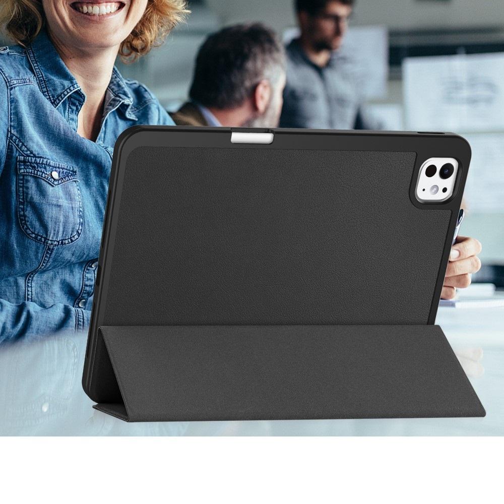 Case for iPad Pro 11" M5 2025 / M4 2024 (6th/5th gen.), Smartcase with stylus holder, black