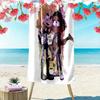 Craig Adventure Print Beach Towel, Large Soft Quick Dry Towel for Beach Camping Swimming
