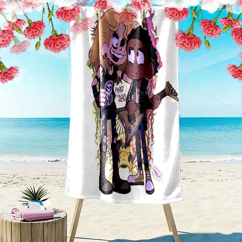 Craig Adventure Print Beach Towel, Large Soft Quick Dry Towel for Beach Camping Swimming