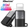 HdooLink USB Type C к Lightning OTG адаптер для iPhone 15 14 13 12 11 беспроводной микрофон OTG адаптер 2A быстрая зарядка кабель для передачи данных конвертер
