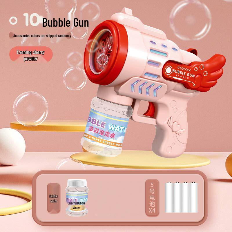 Unicorn Electric Bubble Maker: Kids' Automatic Light-Up Bubble Gun Gift