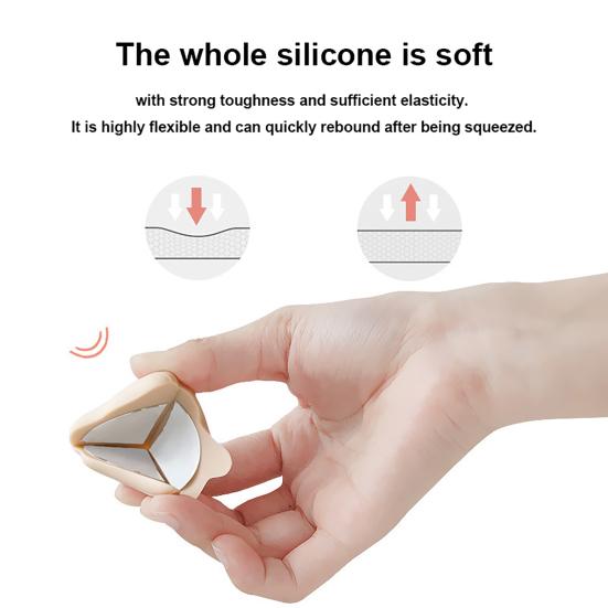 Smiling Fluid Furniture Corner Protector Anti-collision Baby Proof Self-adhesive Table Desk Right Angle Sharp Edges Corner Guard Bumper