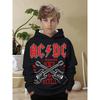 AC-DC Rock Band 3D Print All Seasons Children Casual Sweatshirt Cool Pullover Tops Unisex Clothes Boy Girl Hoodies