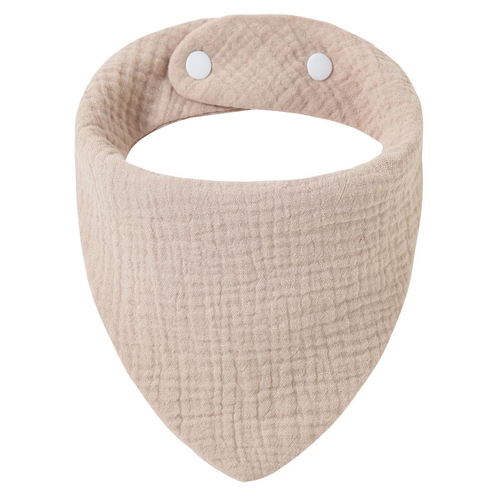 Муслиновый детский нагрудник из хлопка для младенцев, однотонный шарф, полотенце для кормления и слюны, бандана, отрыжка, аксессуары для мальчиков и девочек, новорожденный