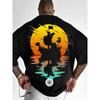 Summer Anime High Street Oversize T Shirt 3d Print Men's T-Shirt Hip Pop Short Sleeved Retro Street T Shirt For Men