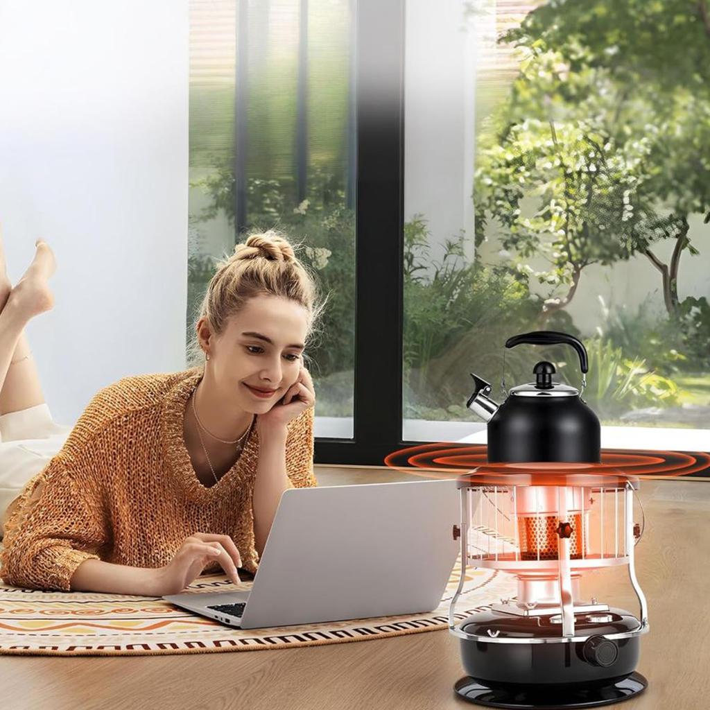 Портативный керосиновый обогреватель 2600 Вт 9000 БТЕ 4,6 л Высота Наружный Внутренний Керосиновый Обогреватель для Кемпинга Палатки Подледной Рыбалки Аварийный