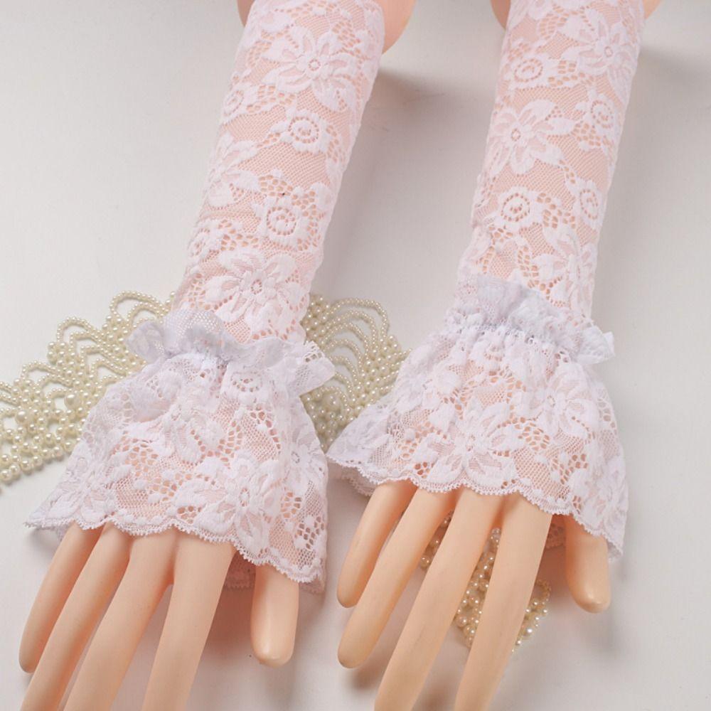 Нарукавники Свитер Декоративные съемные рукава Манжеты Кружевные манжеты Искусственные рукава Оборки Рукав до локтя