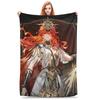 1PC Home Cutecore Room Decor Wuthering Waves Augusta Blanket Throw Blanket  Novelty Warm Blanket All Season