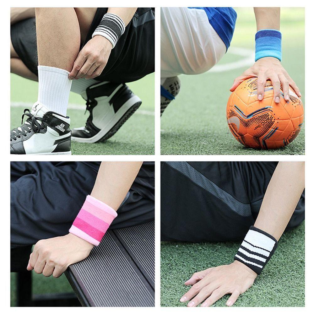 Stretch Elastic Tennis Badminton Wrist Brace Yoga Bracelet Protector Gym Wristband Wrist Sweatband