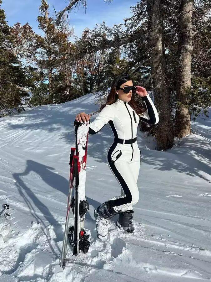 Модный облегающий комбинезон из хлопка, серия Ski