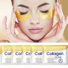 5pcs Collagen Eye Mask. Moisturizing, Firming, Smooth, and Soft Light Beige. Improve Dark Circles Around The Eyes.