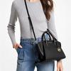 Michael Kors Avril Letter Logo Solid Color Commuter Style Leather Ear Bag Tote Shoulder Crossbody Bag Small Women bags Black 35F1G4VM2L-001