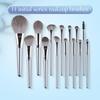 14 Piece Soft Fluffy Makeup Brush Set Premium Synthetic Bristles Eyeshadow Concealer Blush Brushes for Cosmetic Use