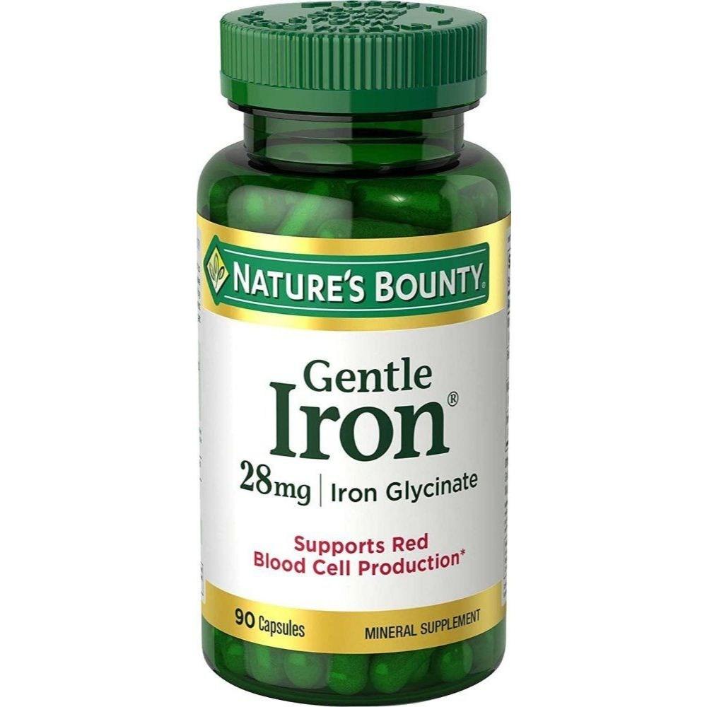 Nature's Bounty Мягкое Железо 28 мг 90 Капсул 3 Упаковки 3 шт.