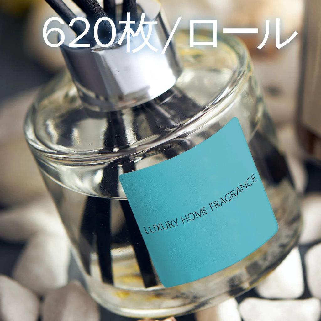 BETCKEY Thermal Paper Brother Label Printer Roll Compatible Label Stickers BROTHER 39x48mm 620 Sheets Compatible with 6 Pieces Blue DK-1220 QL-550