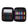 16 Pcs Crochet Hook Set Portable Comfortable Plastic Handle Thick Thin Crochet Needle Set