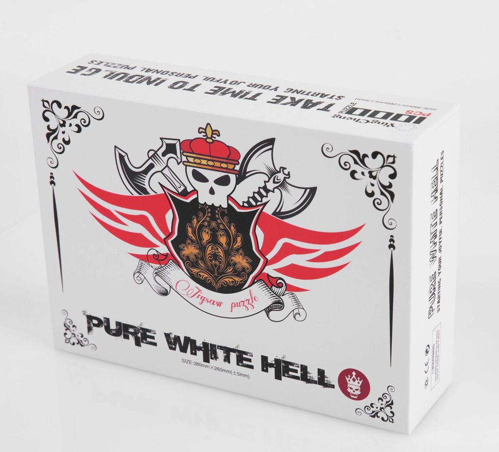 «Белая карточка Мини Пазл Большая волна Канагава 1000-элементный - Плотно прилегающие, без свободных элементов»